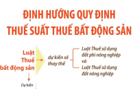 Định hướng quy định thuế suất Thuế bất động sản