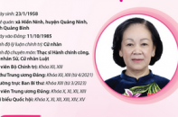 Ủy viên Bộ Chính trị, Thường trực Ban Bí thư, Trưởng Ban Tổ chức Trung ương Trương Thị Mai
