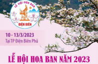 Lễ hội Hoa Ban năm 2023: Ngày hội của những sắc màu văn hóa Điện Biên