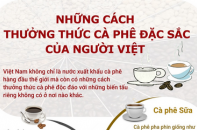 Những cách thưởng thức cà phê đặc sắc của người Việt 