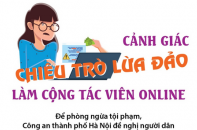 Cảnh giác chiêu trò lừa đảo làm cộng tác viên online