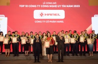 Hanel có tên trong Top 10 Công ty uy tín ngành Ngân hàng - Bảo hiểm - Công nghệ năm 2023