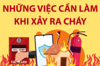 Ngày toàn dân phòng cháy, chữa cháy (4/10): Những việc cần làm khi xảy ra cháy