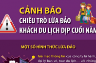 Cảnh báo chiêu trò lừa đảo khách du lịch dịp cuối năm