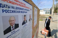 Bầu cử Tổng thống Nga: Các điểm bỏ phiếu bắt đầu mở cửa