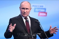 Bầu cử Tổng thống Nga: Ông Vladimir Putin chiến thắng áp đảo