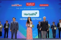 Herbalife Việt Nam nhận giải thưởng Rồng Vàng 2024