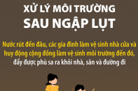 Xử lý môi trường sau ngập lụt