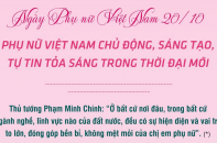 Phụ nữ Việt Nam chủ động, sáng tạo, tự tin tỏa sáng trong thời đại mới