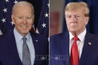 Bầu cử Mỹ: Tổng thống mãn nhiệm Joe Biden gặp ứng cử viên đắc cử Donald Trump
