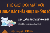 Thế giới đối mặt với lượng rác thải nhựa khổng lồ