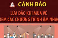 Cảnh báo lừa đảo khi mua vé xem các chương trình âm nhạc