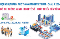 Hội nghị Thành phố thông minh Việt Nam - châu Á 2024: Đô thị thông minh - Kinh tế số - Phát triển bền vững