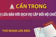 Cẩn trọng bị lừa đảo với dịch vụ cấp đổi hộ chiếu online