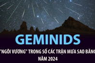 Geminids - "Ngôi vương" trong số các trận mưa sao băng năm 2024