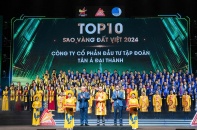 Tân Á Đại Thành được vinh danh Top 10 Sao Vàng đất Việt năm 2024 