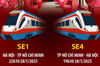 Hai "Chuyến tàu Xuân" vào đêm giao thừa Ất Tỵ 2025