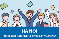 Hà Nội tổ chức kỳ thi tuyển sinh lớp 10 vào ngày 7 và 8/6/2025