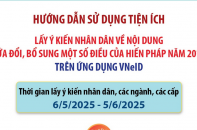 Hướng dẫn góp ý sửa đổi Hiến pháp năm 2013 trên VNeID