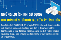 Những lợi ích khi sử dụng hóa đơn điện tử khởi tạo từ máy tính tiền