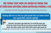 Tập trung thực hiện các nhiệm vụ trọng tâm để triển khai mô hình chính quyền địa phương 2 cấp