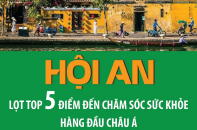 Hội An lọt Top 5 điểm đến chăm sóc sức khỏe hàng đầu châu Á