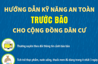 Hướng dẫn kỹ năng an toàn trước bão cho cộng đồng dân cư