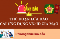 Cảnh báo thủ đoạn lừa đảo cài ứng dụng VNeID giả mạo