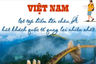 Việt Nam lọt Top điểm đến châu Á hút khách quốc tế quay lại nhiều nhất