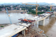 Hợp long cầu Phong Châu mới vào ngày 28/8/2025