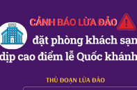 Cảnh báo lừa đảo đặt phòng khách sạn dịp cao điểm lễ Quốc khánh 2/9