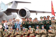 Gần 250 cán bộ, chiến sĩ lên đường tham gia sứ mệnh gìn giữ hòa bình Liên hợp quốc