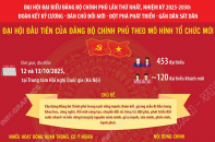 Đại hội đại biểu Đảng bộ Chính phủ lần thứ nhất, nhiệm kỳ 2025 - 2030