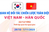 Quan hệ Đối tác chiến lược toàn diện Việt Nam - Hàn Quốc