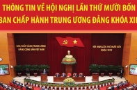 Thông tin về Hội nghị lần thứ 14 Ban Chấp hành Trung ương Đảng khóa XIII