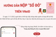 Hướng dẫn nộp "sổ đỏ" trên VNeID