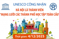 UNESCO công nhận Hà Nội là thành viên "Mạng lưới các Thành phố học tập toàn cầu"
