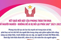 Kết quả nổi bật của Phong trào thi đua “Vì người nghèo - Không để ai bị bỏ lại phía sau”