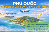 Phú Quốc lọt Top điểm đến có chi phí bay rẻ nhất châu Á năm 2026