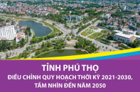 Điều chỉnh quy hoạch tỉnh Phú Thọ thời kỳ 2021 - 2030, tầm nhìn đến năm 2050