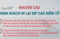 Khuyến cáo hành khách đi lại bằng đường hàng không dịp cao điểm Tết