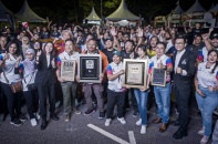 Samurai Paint hoàn thành thử thách phun sơn aerosol lớn nhất châu Á