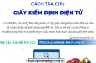 Cách tra cứu giấy chứng nhận kiểm định điện tử