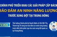 Chính phủ triển khai các giải pháp cấp bách bảo đảm an ninh năng lượng trước xung đột tại Trung Đông