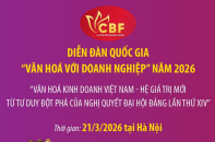 Diễn đàn Quốc gia "Văn hóa với Doanh nghiệp" năm 2026