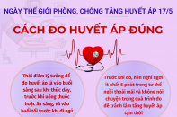 Ngày Thế giới phòng, chống tăng huyết áp 17/5:Cách đo huyết áp đúng