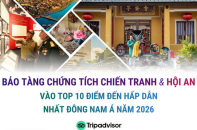 Bảo tàng Chứng tích chiến tranh và Hội An lot Top 10 điểm đến hấp dẫn nhất Đông Nam Á năm 2026