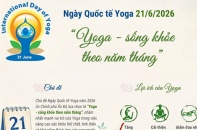 Ngày Quốc tế Yoga 21/6/2026: Yoga - sống khỏe theo năm tháng