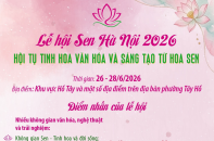 Lễ hội Sen Hà Nội 2026: Hội tụ tinh hoa văn hóa và sáng tạo từ hoa sen