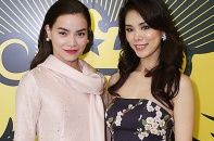 Hồ Ngọc Hà đọ sắc với Hoa hậu Hoàn vũ thế giới Riyo Mori